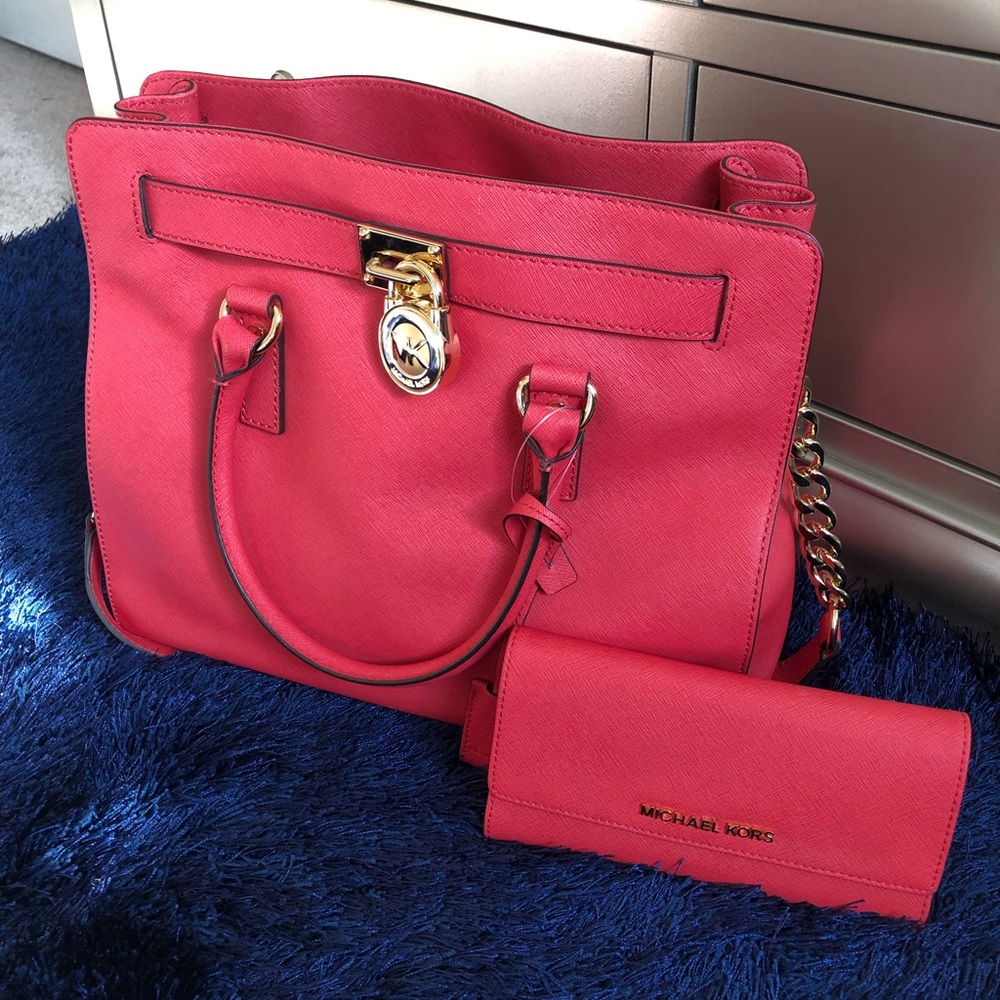 100% Authentic Watermelon Large Hamilton & wallet.
